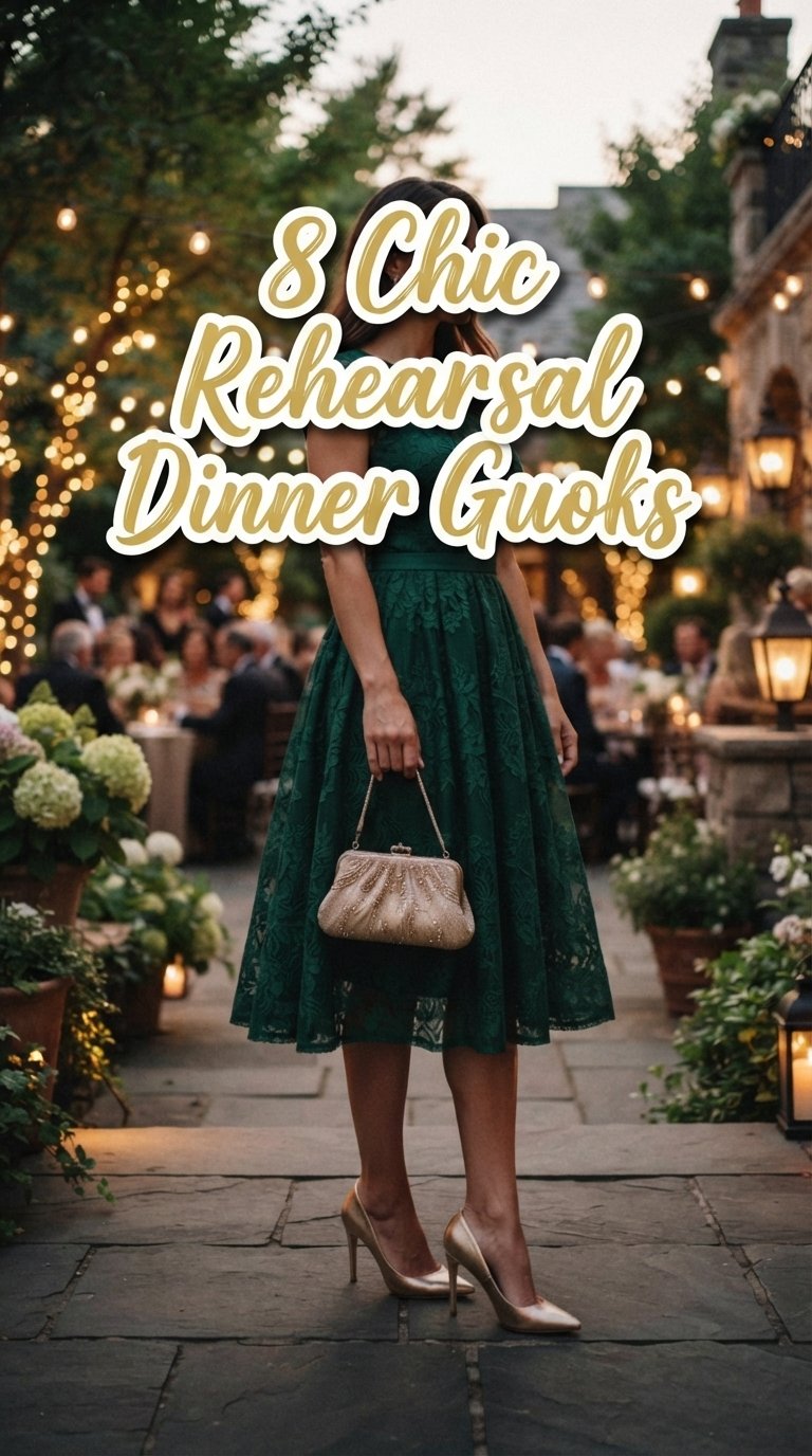 8 Chic Rehearsal Dinner Guest Looks