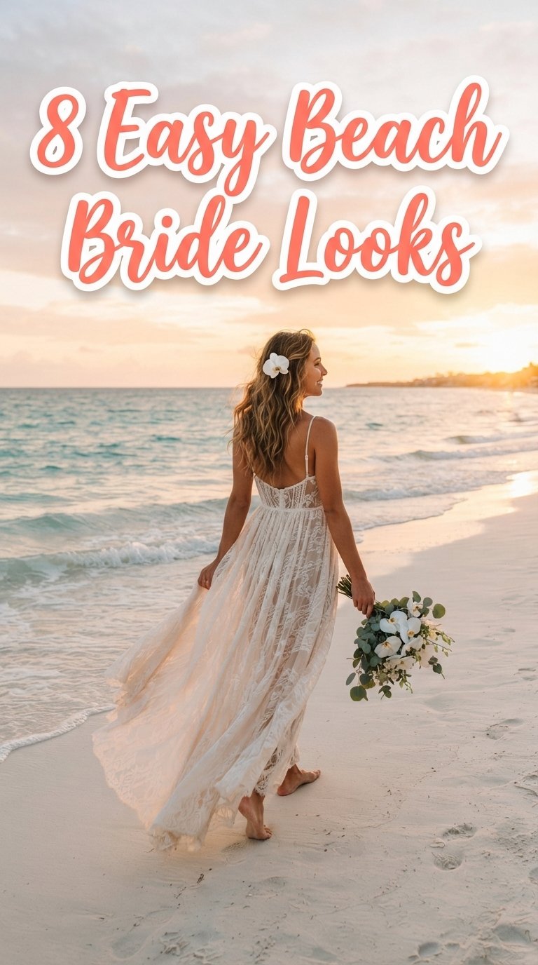 8 Easy Beach Bride Looks