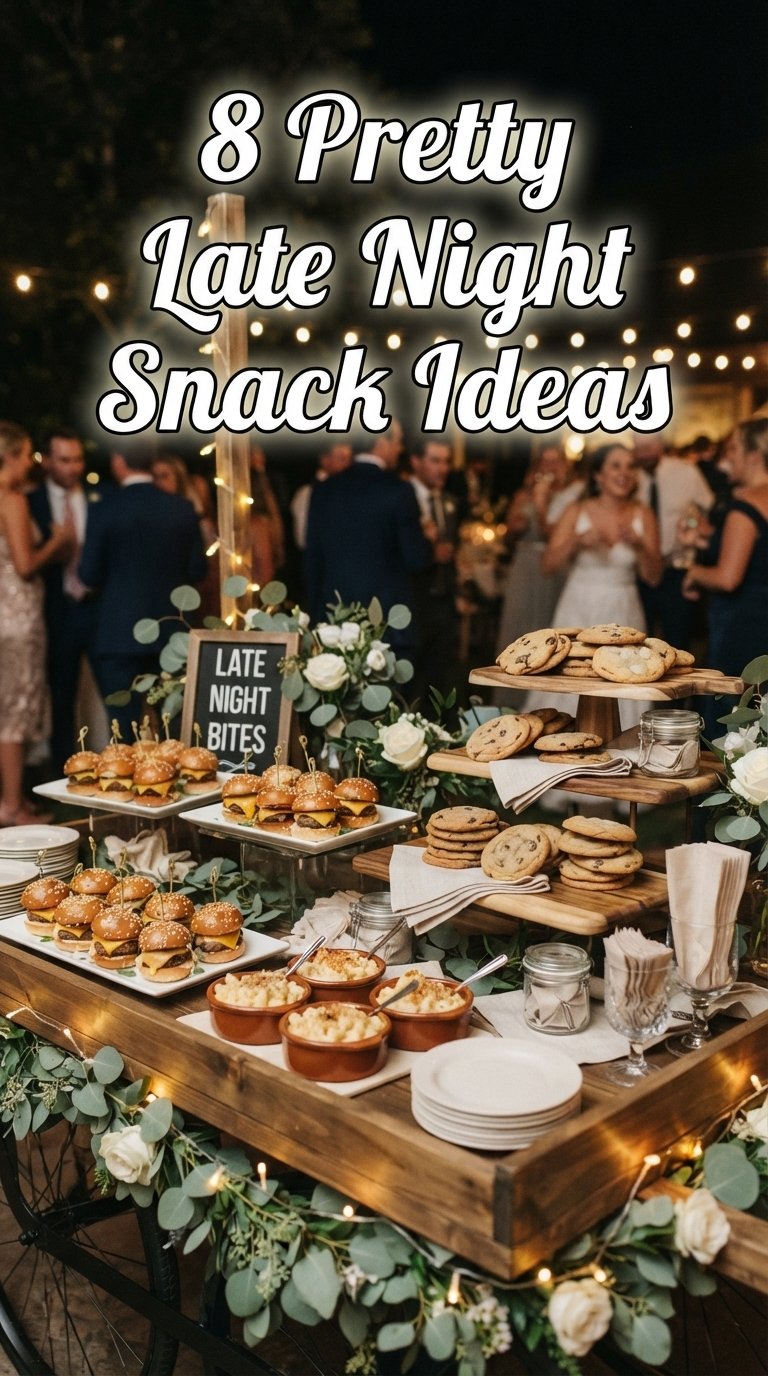 8 Pretty Late Night Snack Ideas