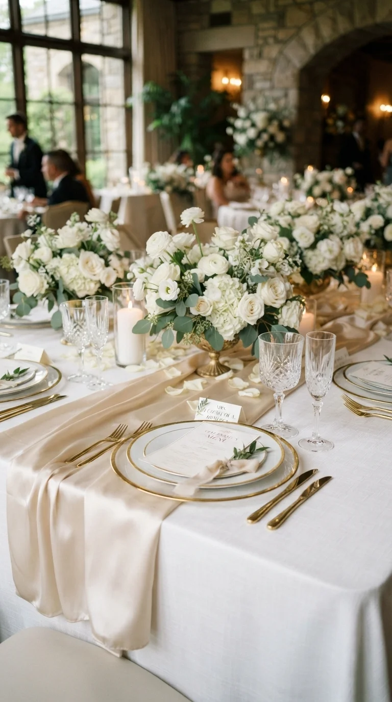 8. Elevate with Silk and Satin Accents
