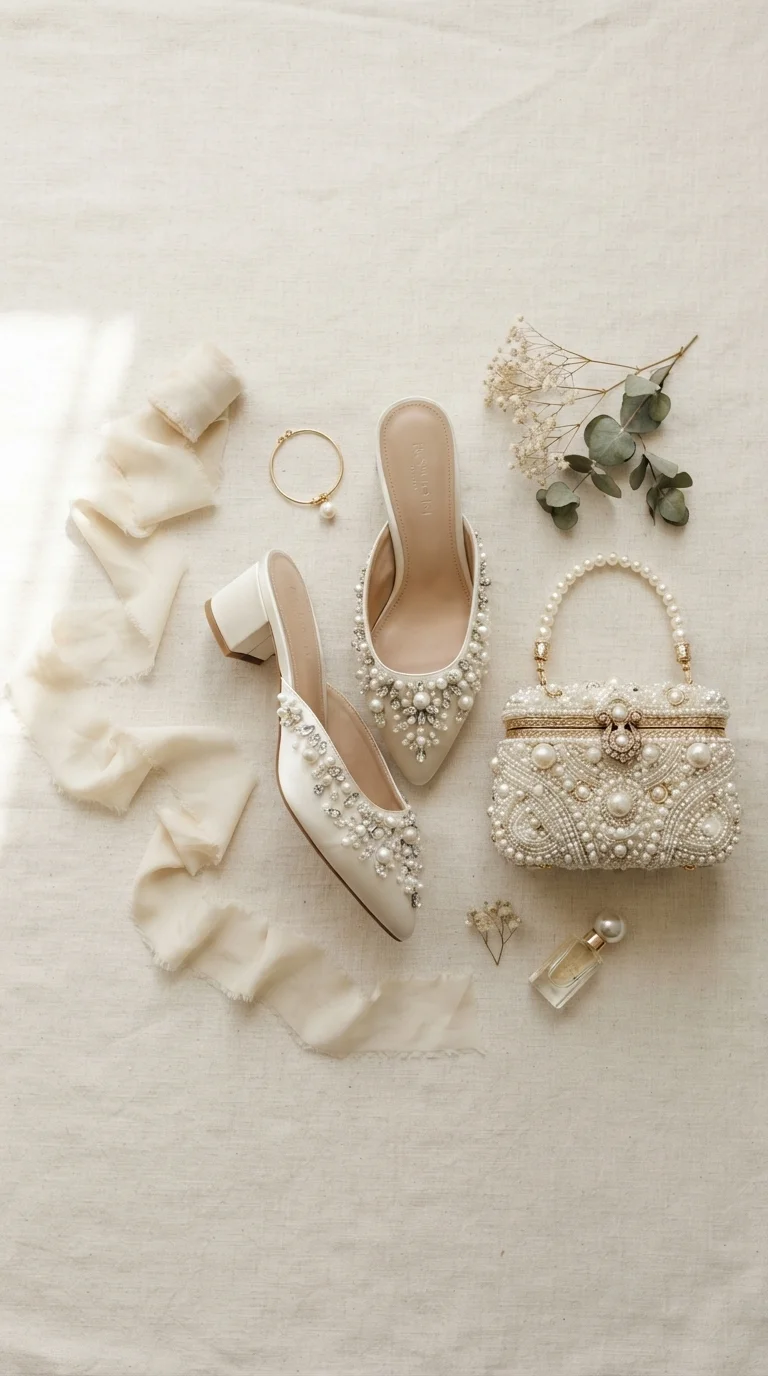 8. Pearl-Embellished Mules for Understated Glamour
