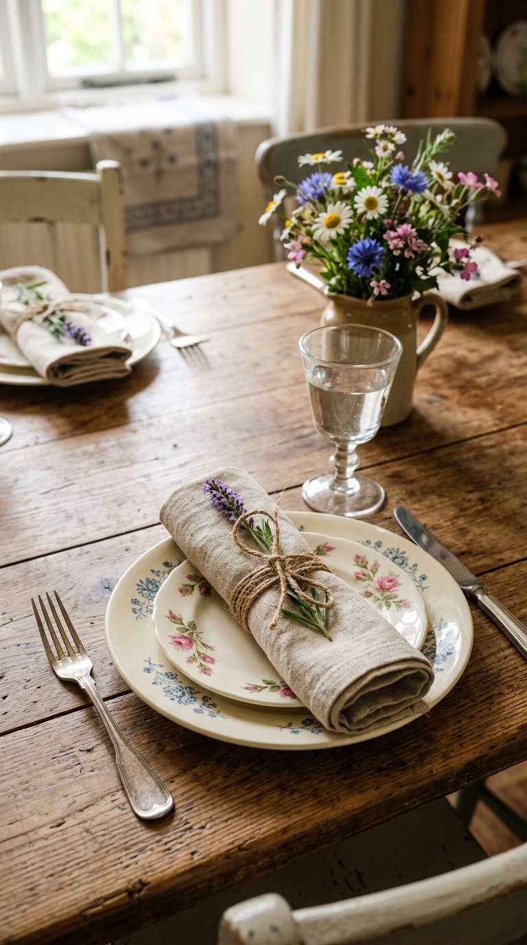8. Rustic Jute Twine & Lavender