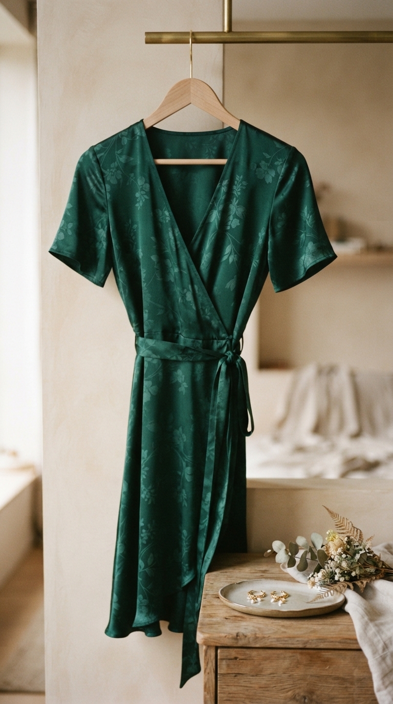 8. Sophisticated Wrap Dress