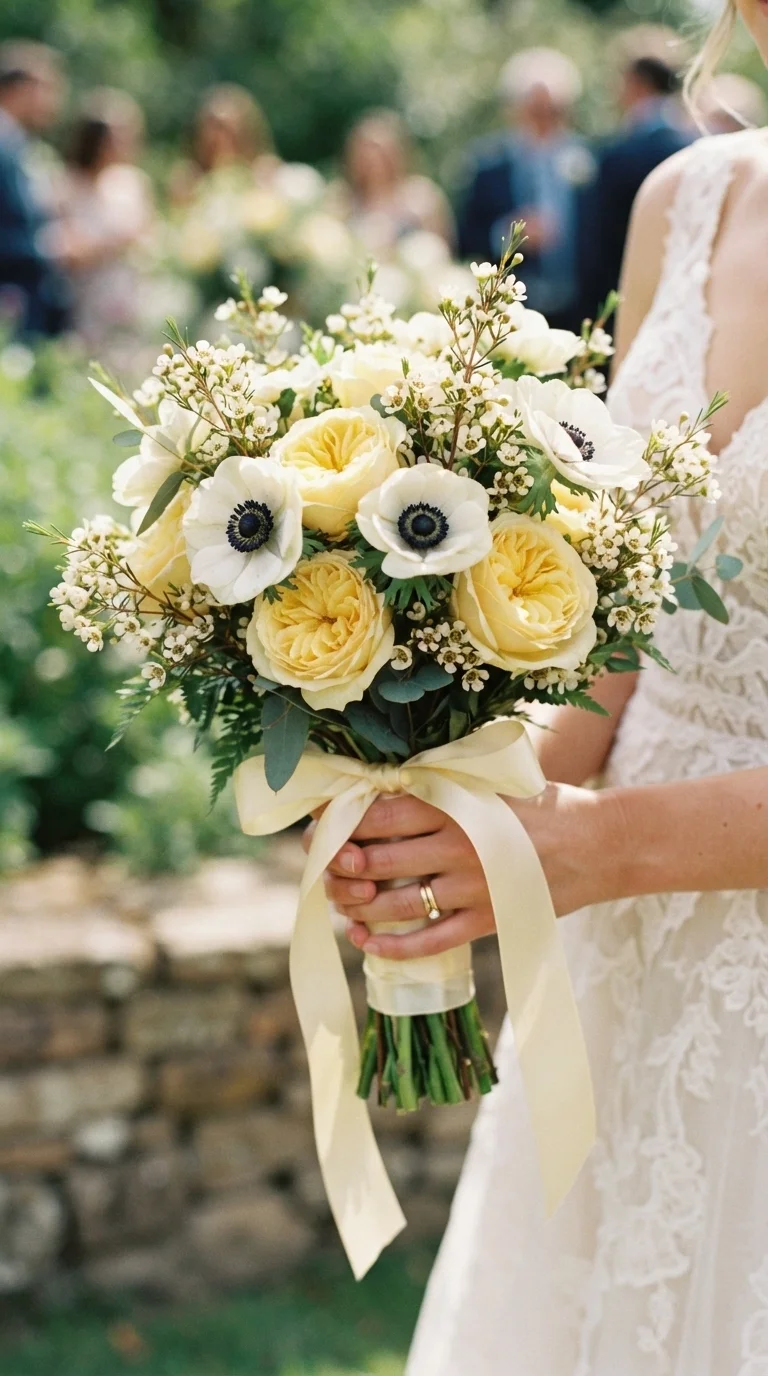 8. Sunny Yellow & White Charm