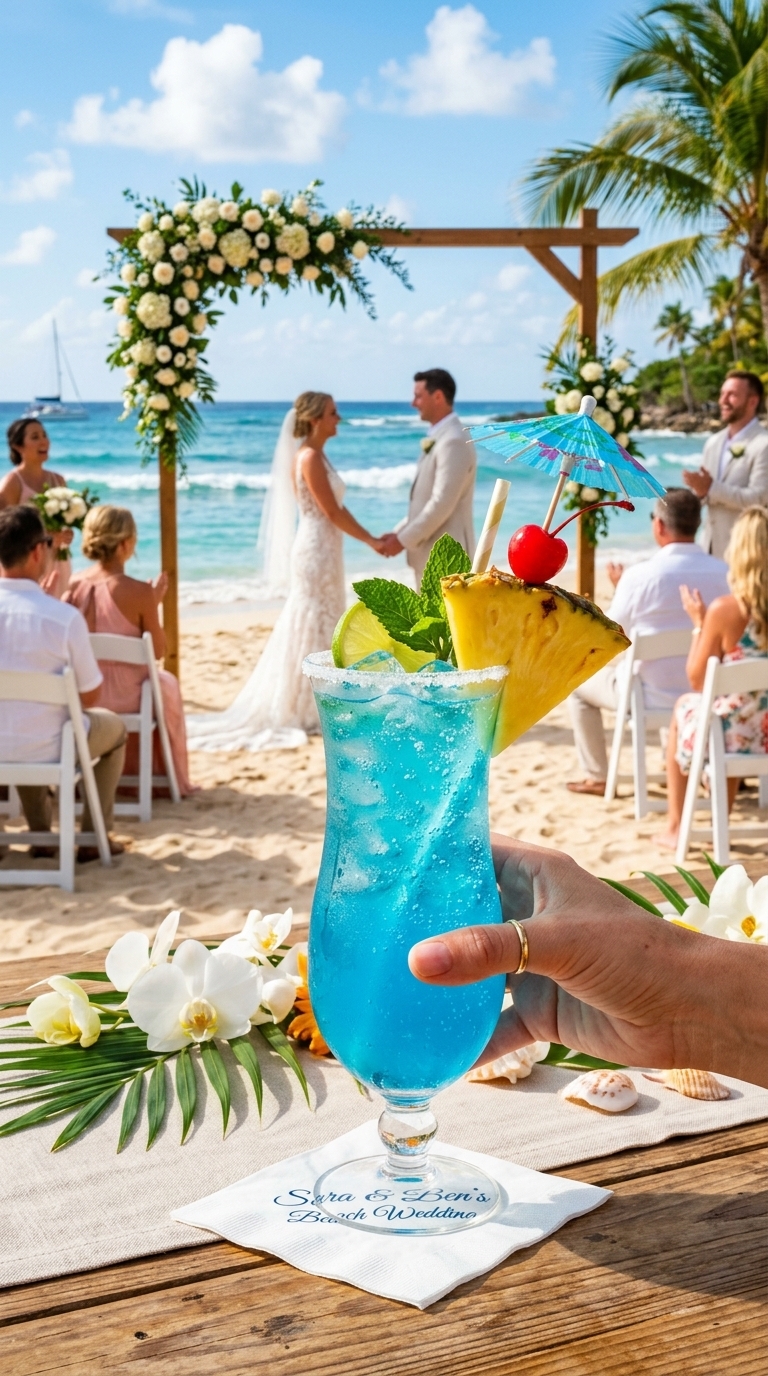 9. Bring Beachy Vibes with a Refreshing Blue Lagoon Mocktail