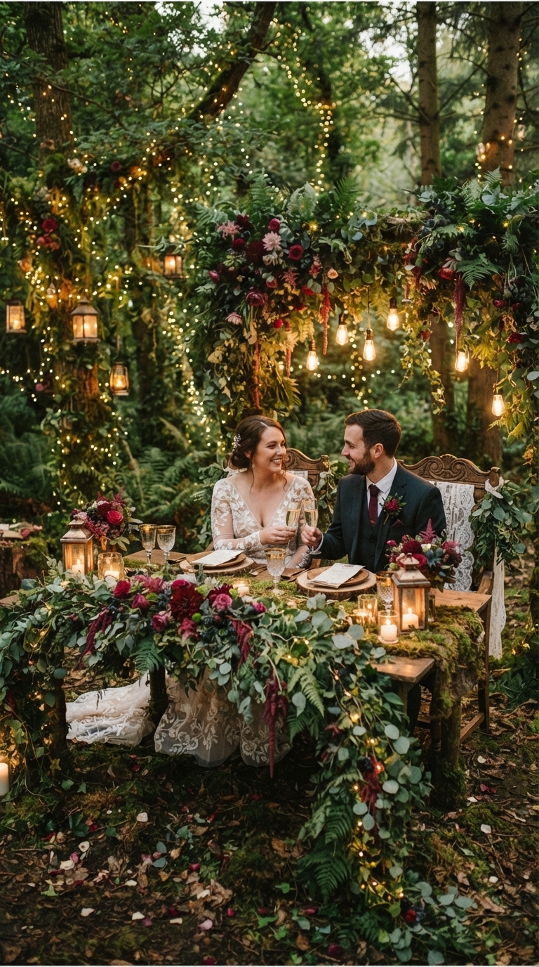 9. Enchanted Forest Greens & Berries