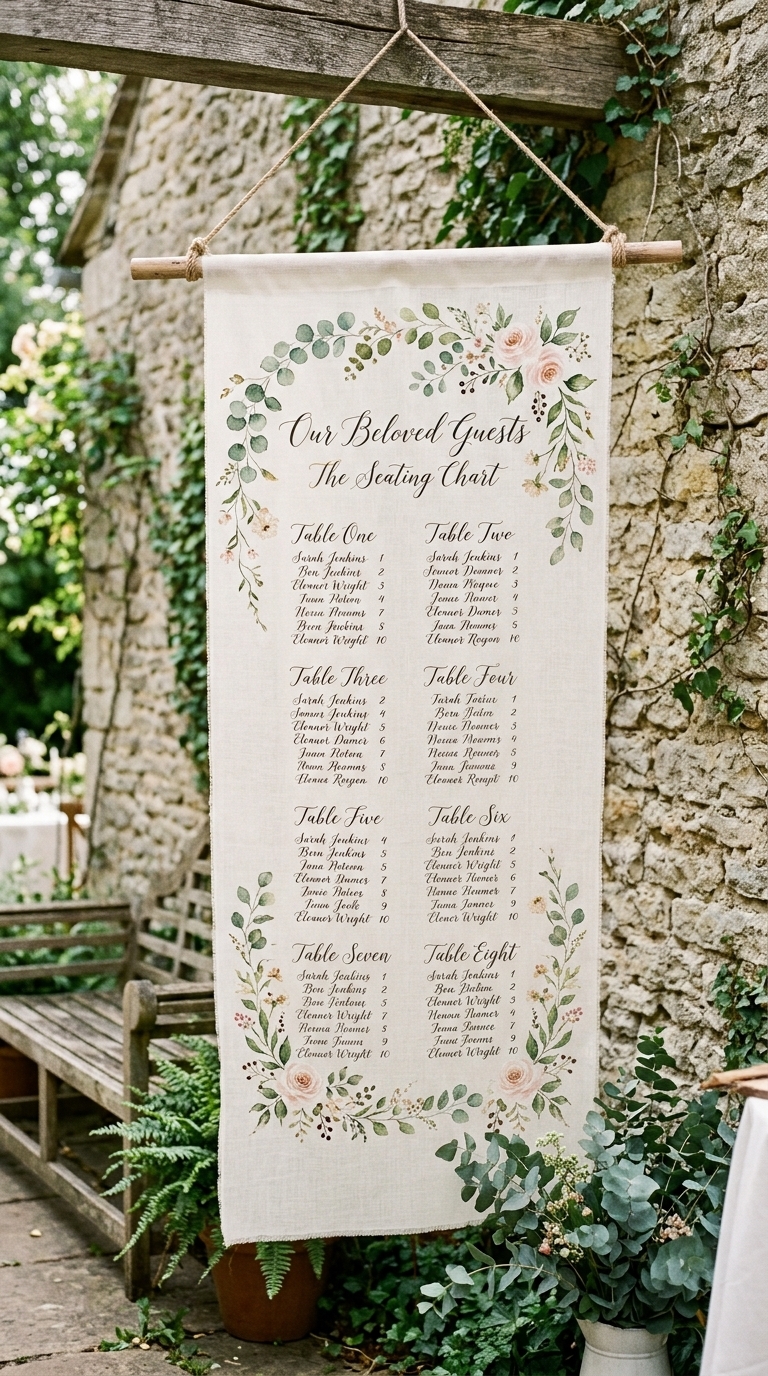 9. Fabric Banner Seating Statement