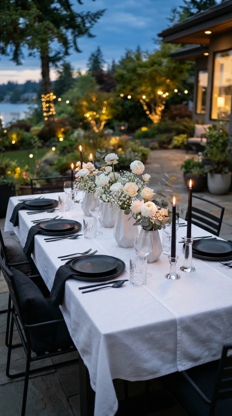 9. Modern Minimalist Black & White