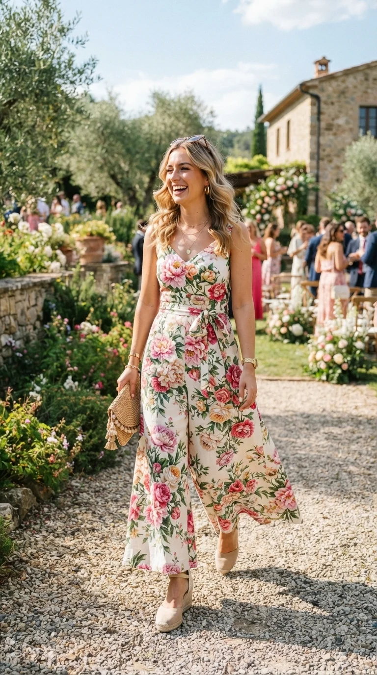 2. Opt for a Chic Cotton Jumpsuit