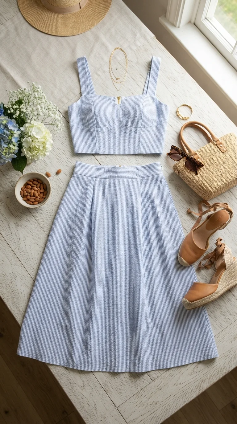 5. Light & Airy Seersucker Ensembles