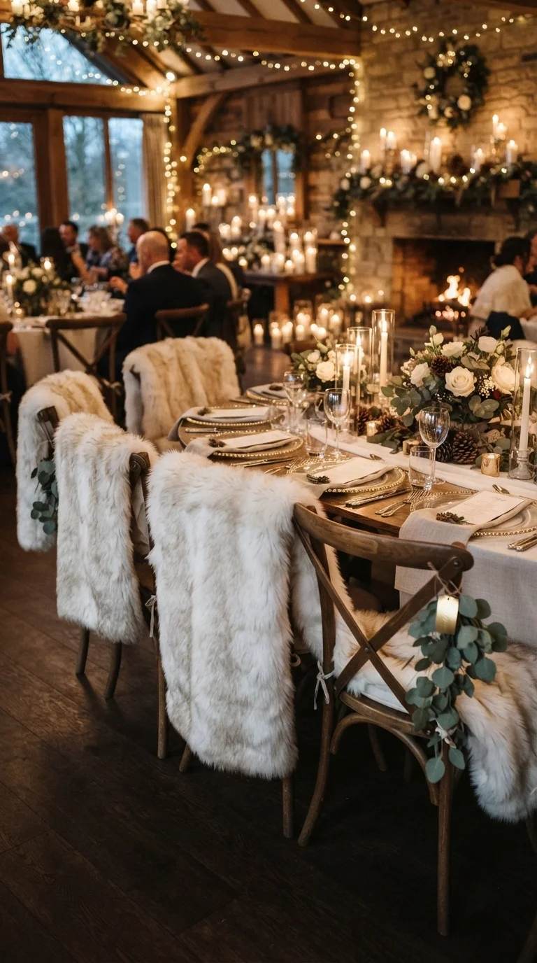 7. Cozy Faux Fur Throws for Winter Romance