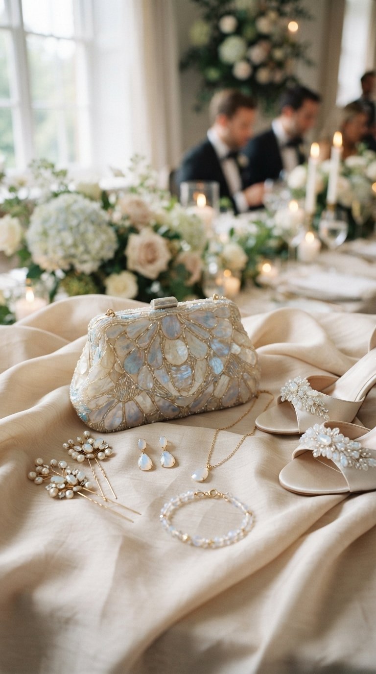 8 Opalescent Wedding Guest Accessories