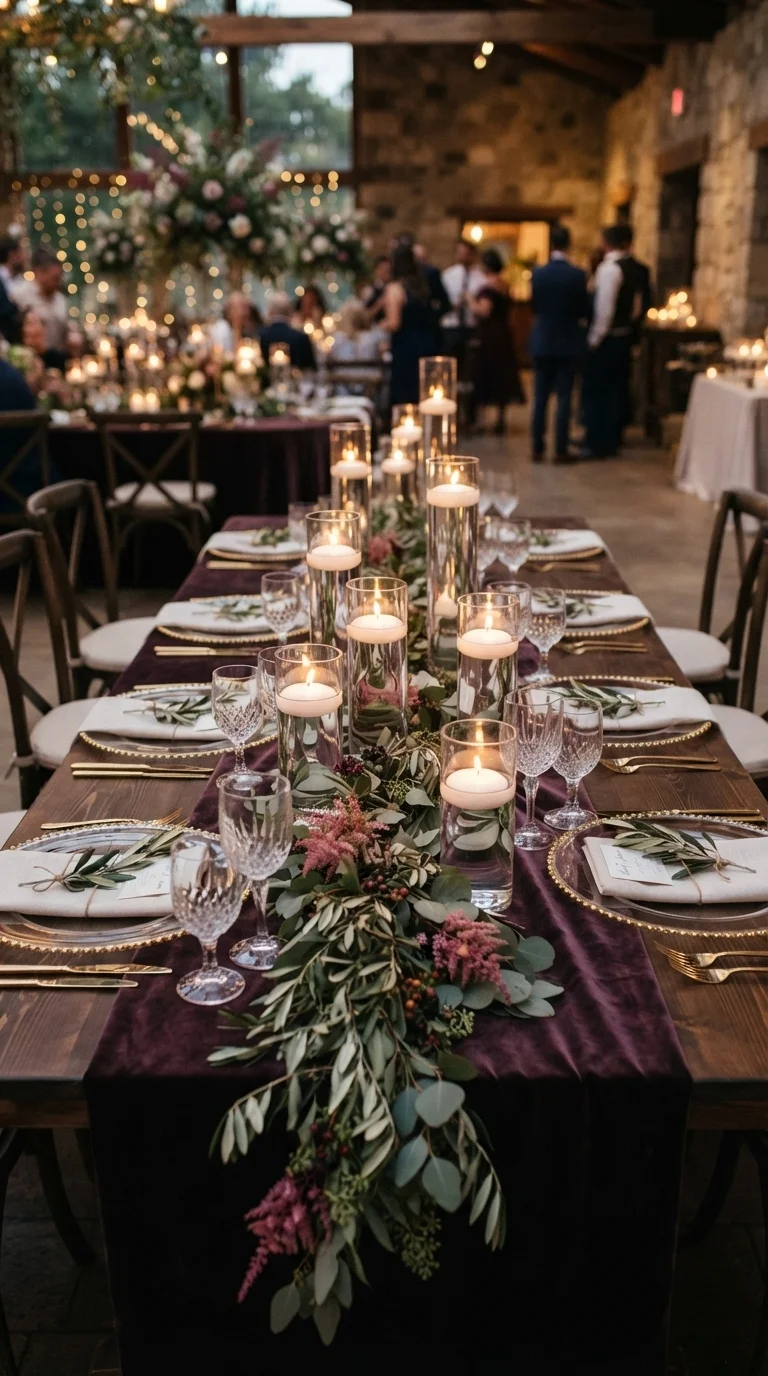 8. Whimsical Fairytale with Floating Candles
