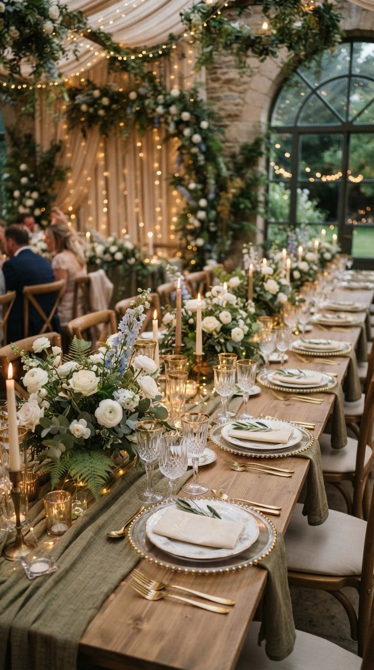 9 Dusty Olive Wedding Decor Ideas