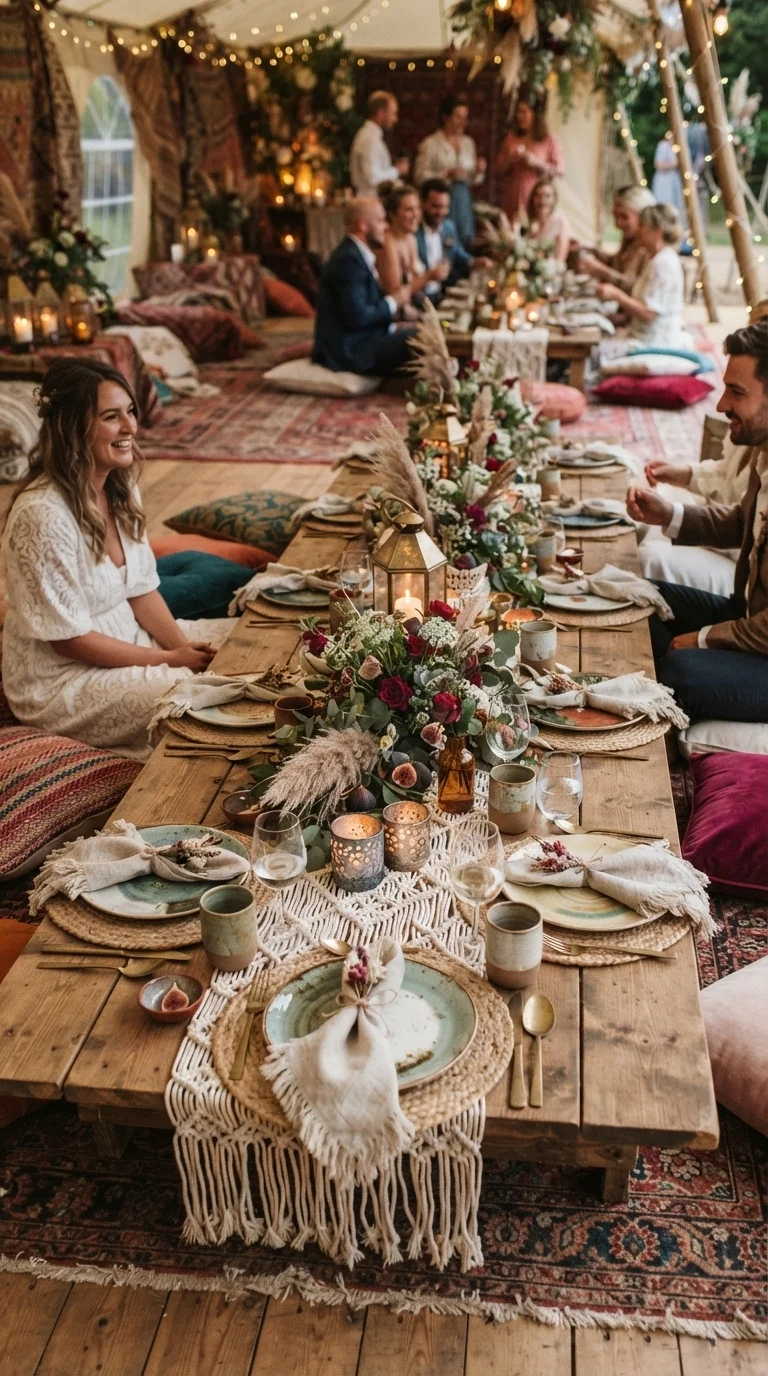 Bohemian Charm with Mixed Textures
