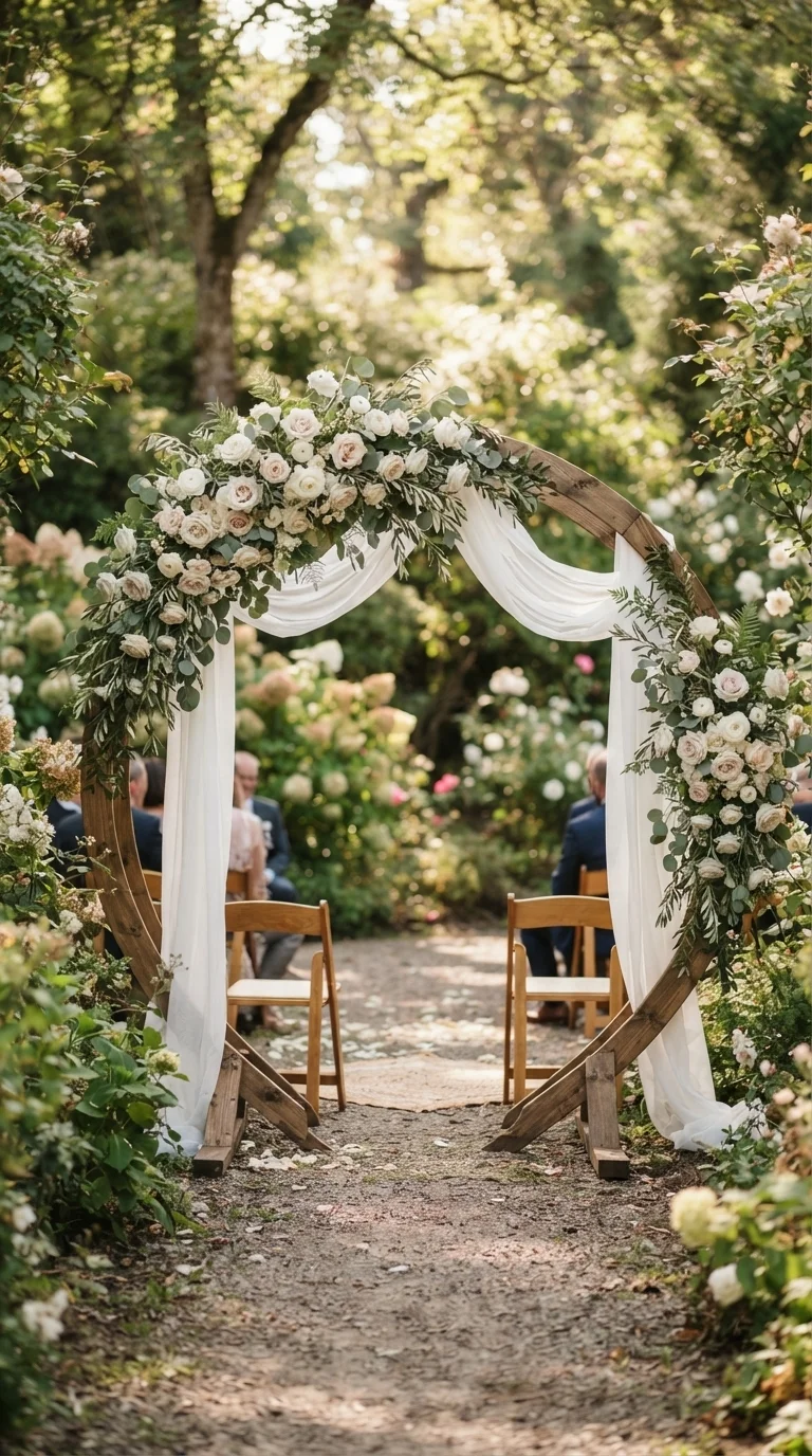 Craft an Intimate Ceremony Arch