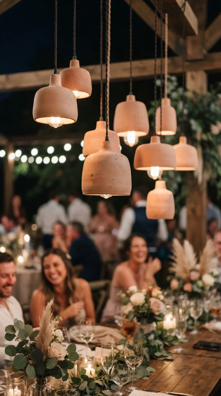 Hanging Terracotta Pendant Lights