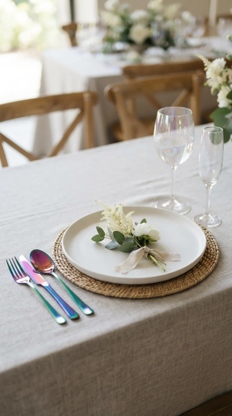 Holographic Cutlery and Glassware