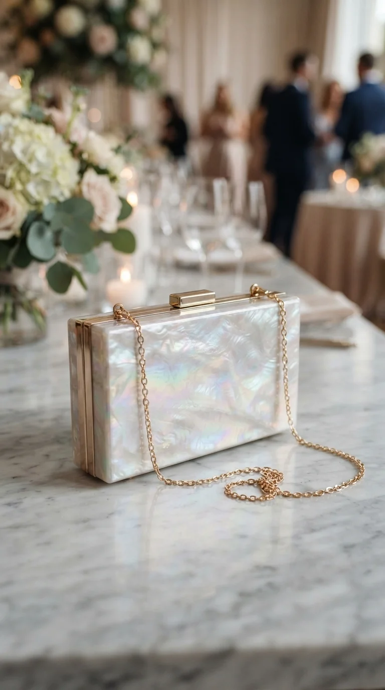 Iridescent Clutch Bag