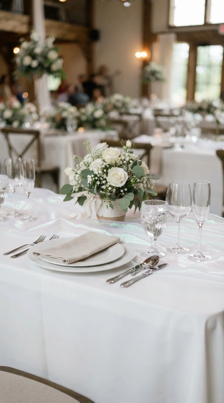 Iridescent Linen Overlays