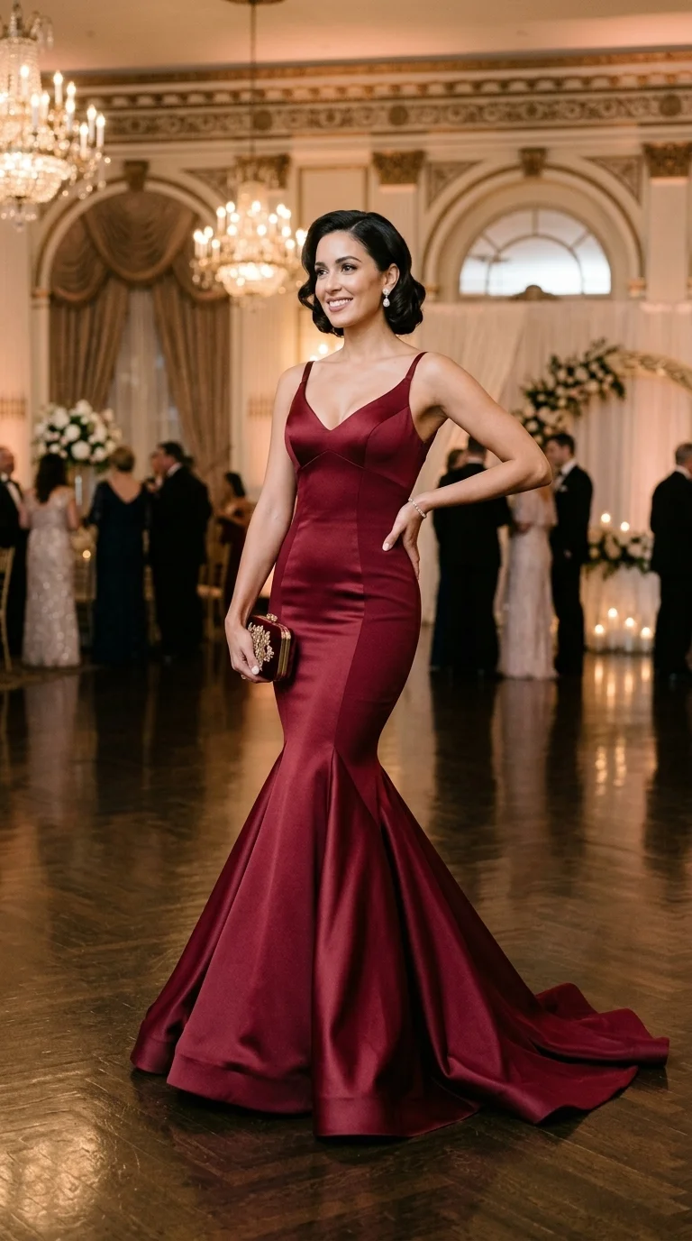 Mermaid Silhouette Gown