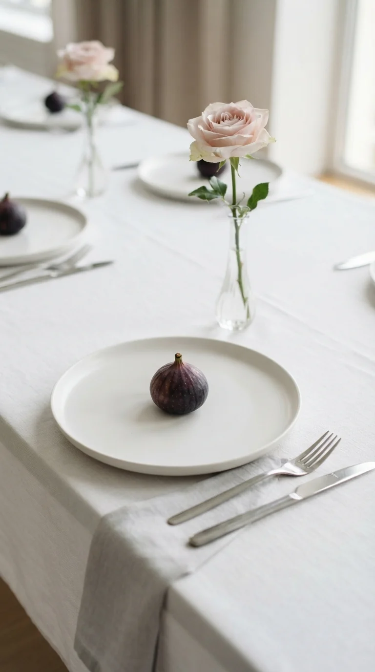Minimalist Chic with Single Stems