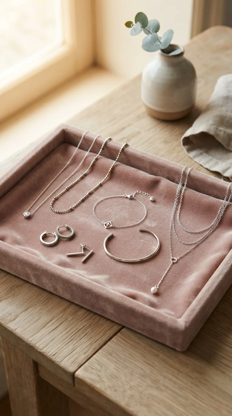 Mixed-Metal Silver and White Gold Jewelry