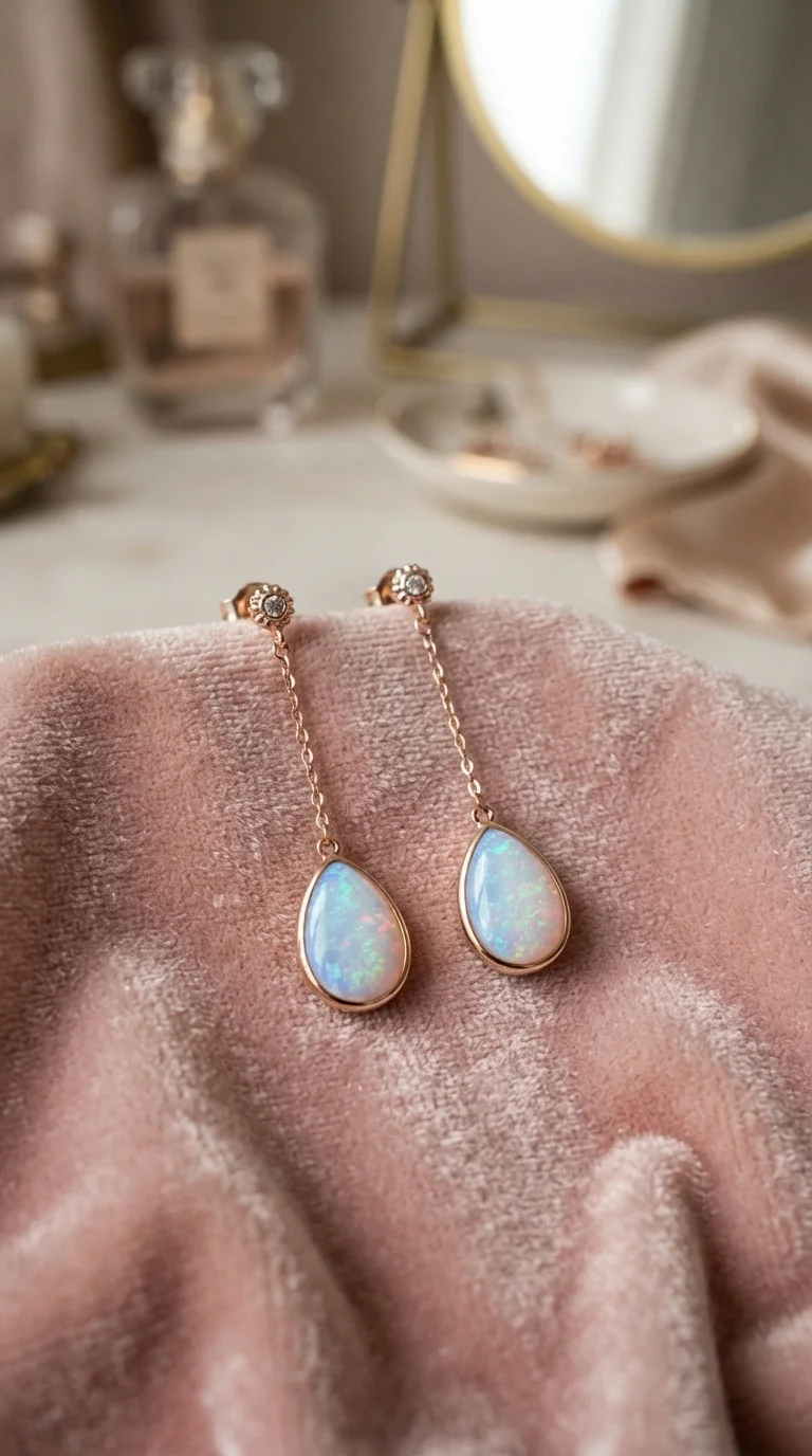 Opalescent Drop Earrings