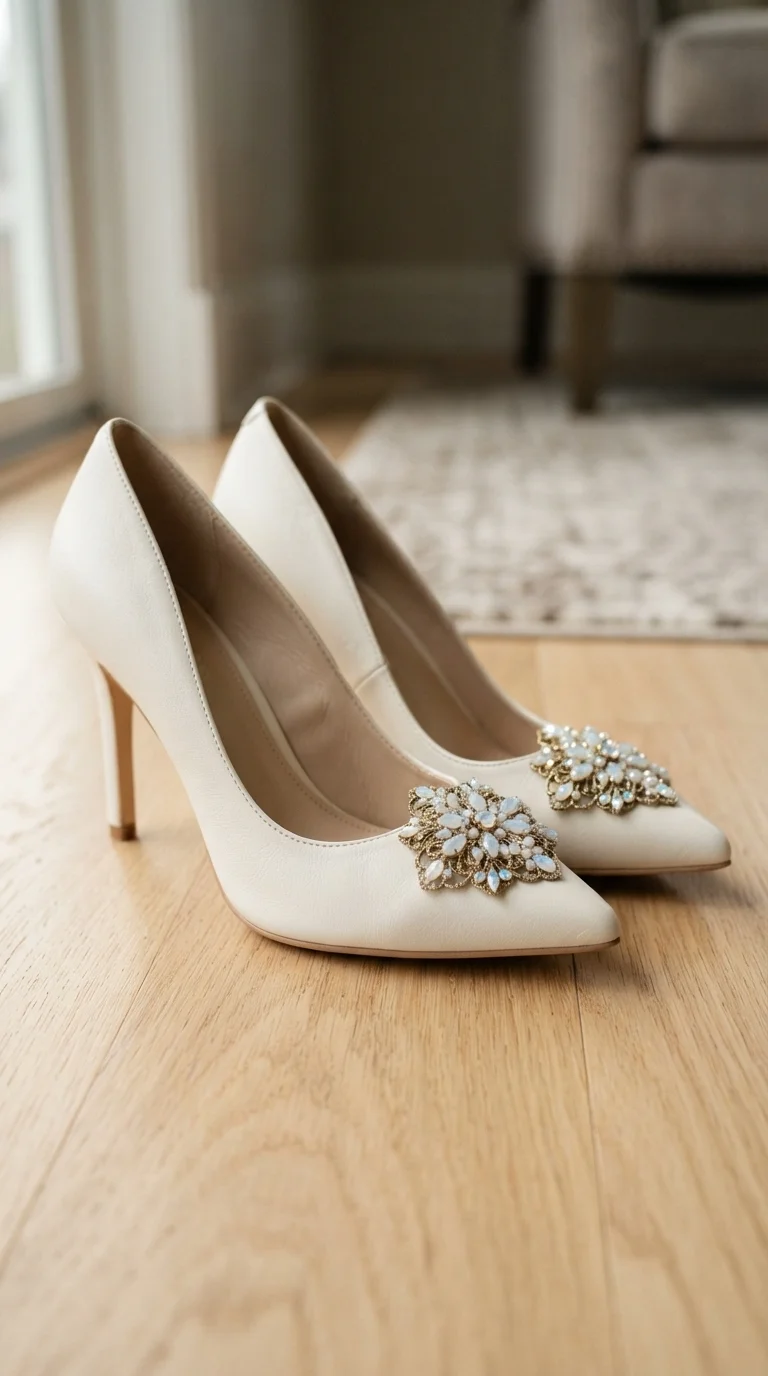 Opalescent Shoe Clips