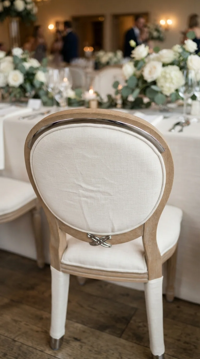 Polished Chrome Chair Accents