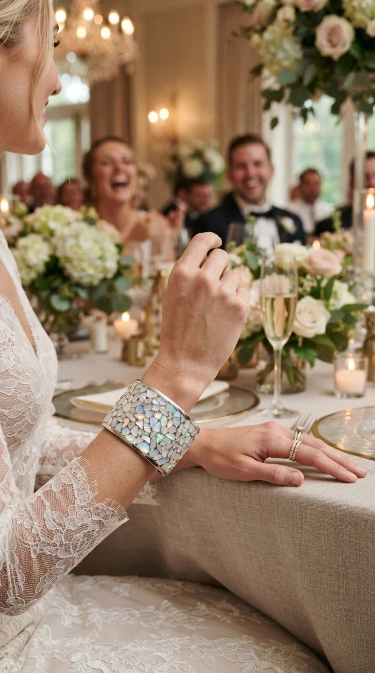 Shimmering Bracelet Cuff