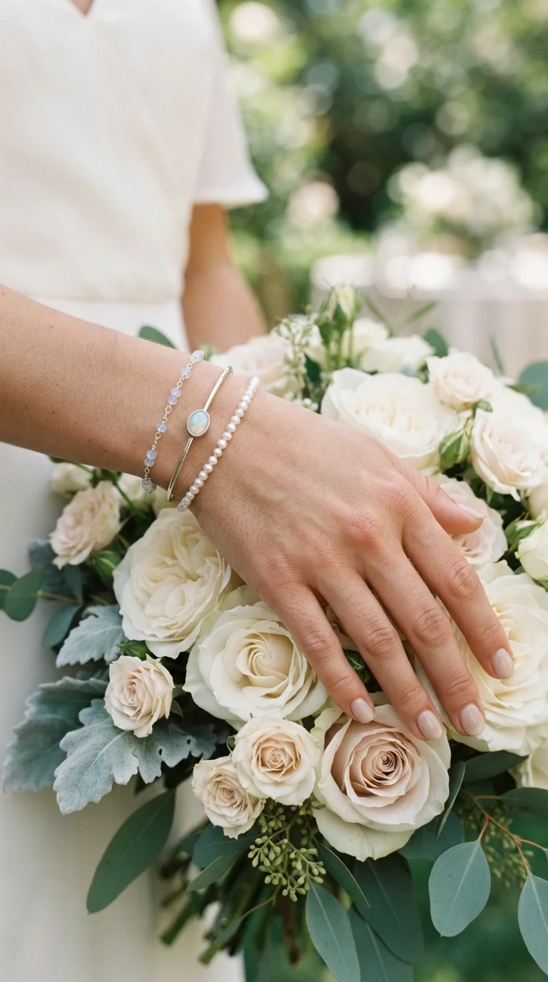 Shimmering Opal Bracelet Stack