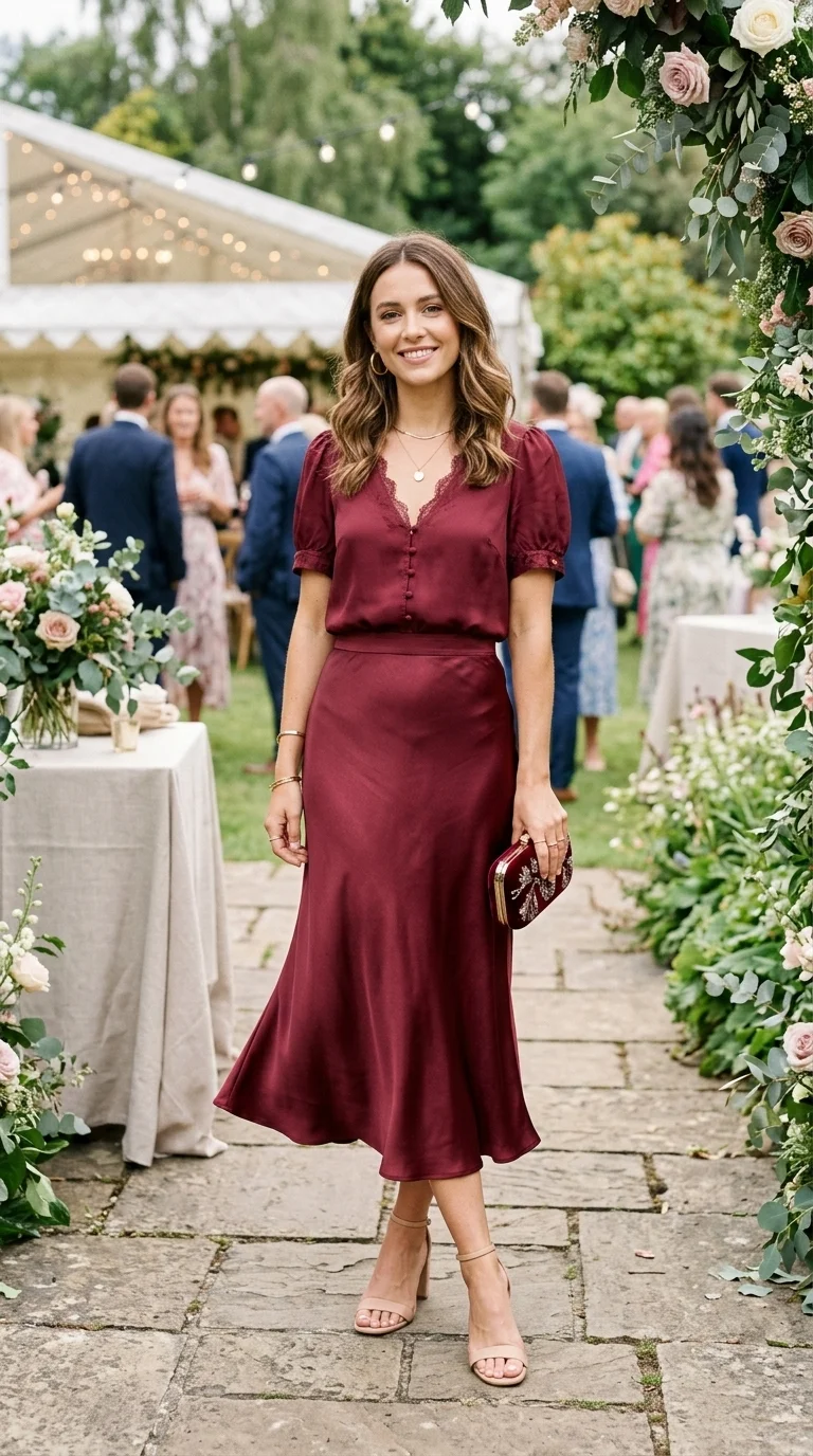 Two-Piece Skirt and Top Set