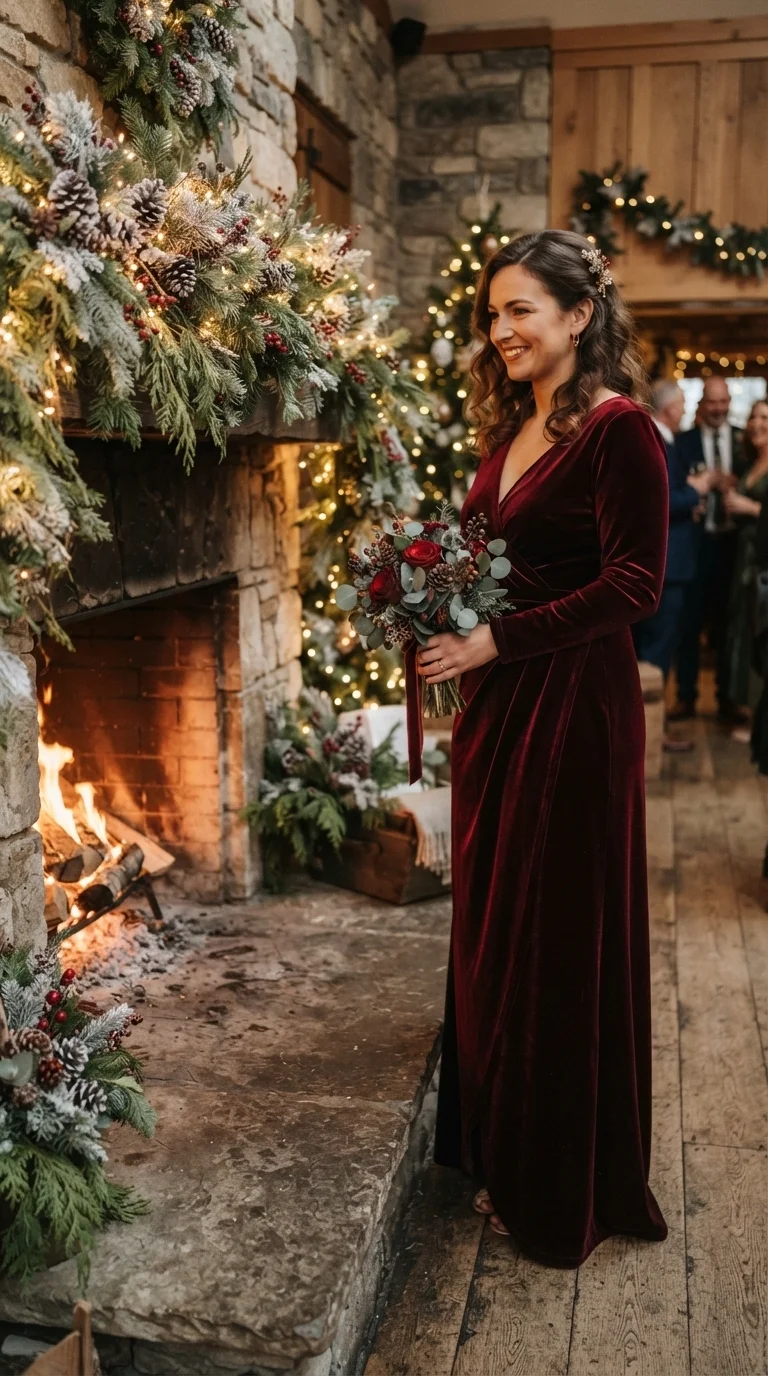 Velvet Merlot for Winter Weddings