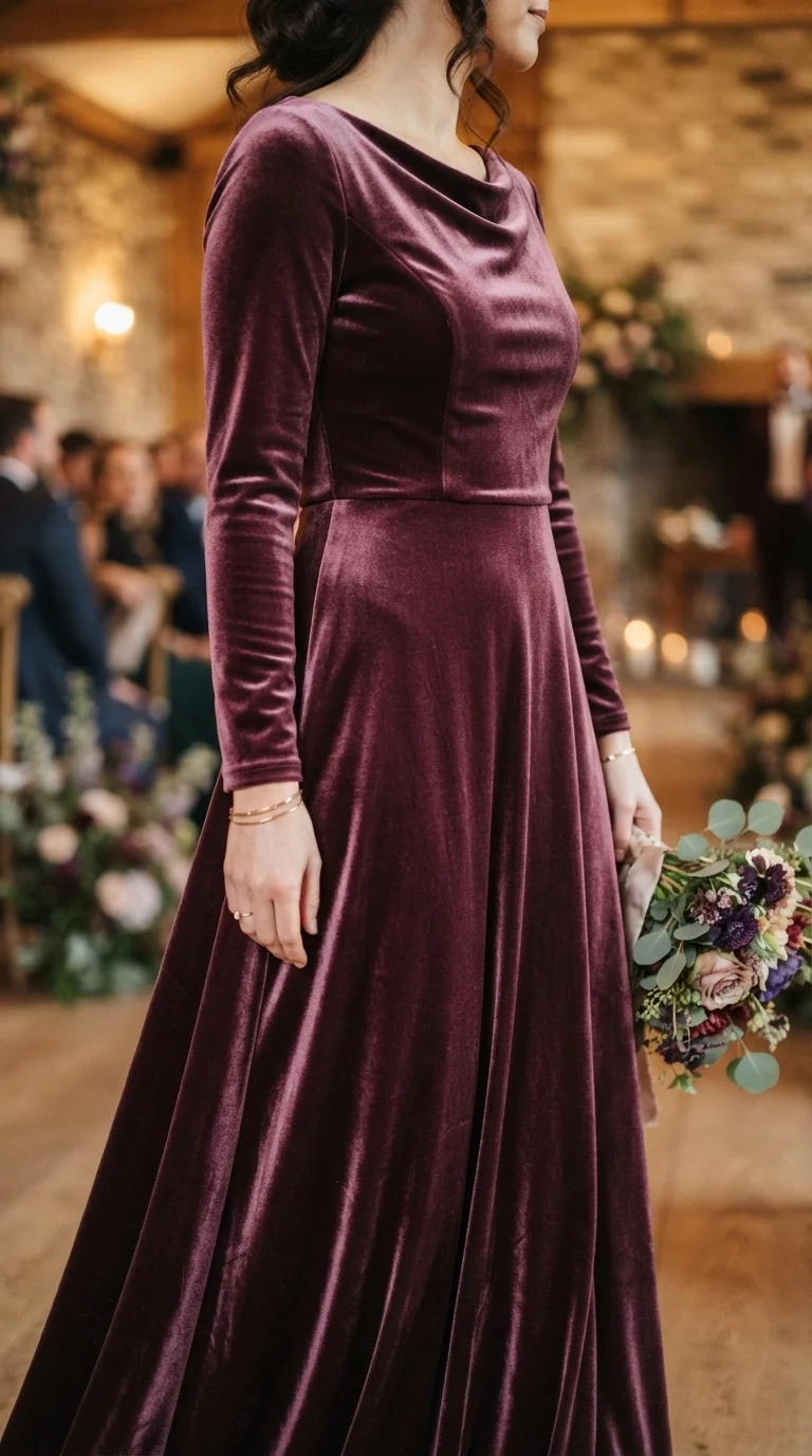 3. Luxurious Velvet for Autumn/Winter Weddings